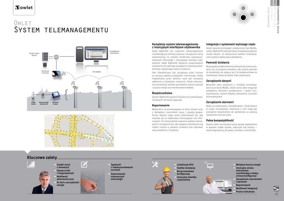 pomiary i zarządzanie siecią oświetleniową. To unikalna kombinacja najnowocześniejszych technologii i intuicyjnego interfejsu użytkownika.