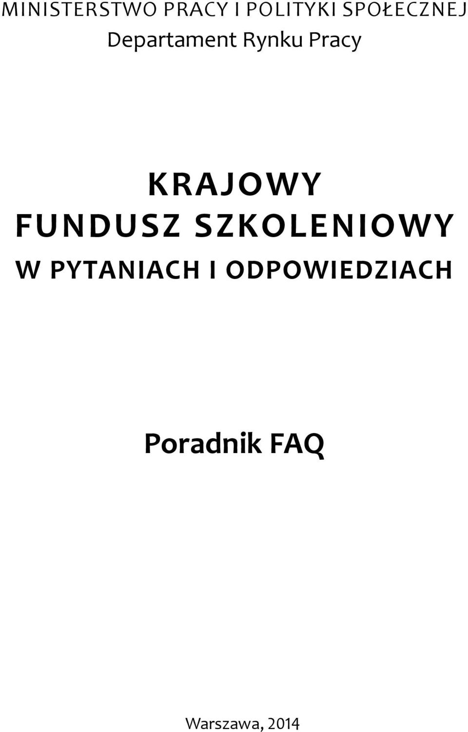 KRAJOWY FUNDUSZ SZKOLENIOWY W