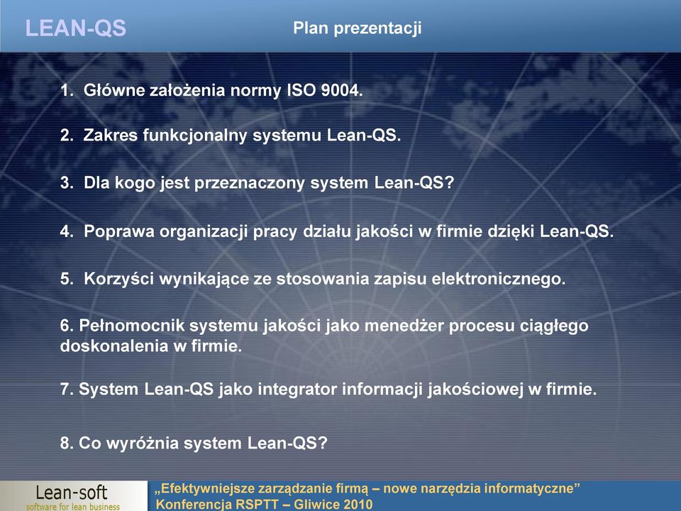 5. Korzyści wynikające ze stosowania zapisu elektronicznego. 6.