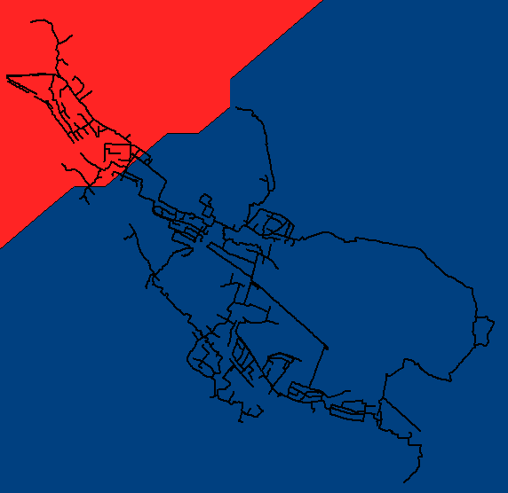 Jakościowa analiza ryzyka awarii przewodów wodociągowych... 317 Rys. 4. Lokalizacja odcinków 6., 7. i 8. Fig. 4. Location of pipelines 6, 7 and 8 a) b) Rys. 5.