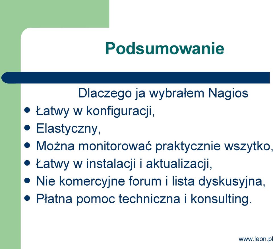 wszytko, Łatwy w instalacji i aktualizacji, Nie