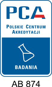 Centrum posiada Certyfikat akredytacji PCA nr AB 874, który potwierdza, że Laboratorium spełnia wymagania normy PN-EN ISO/IEC 17025:2005 - Ogólne wymagania dotyczące kompetencji laboratoriów