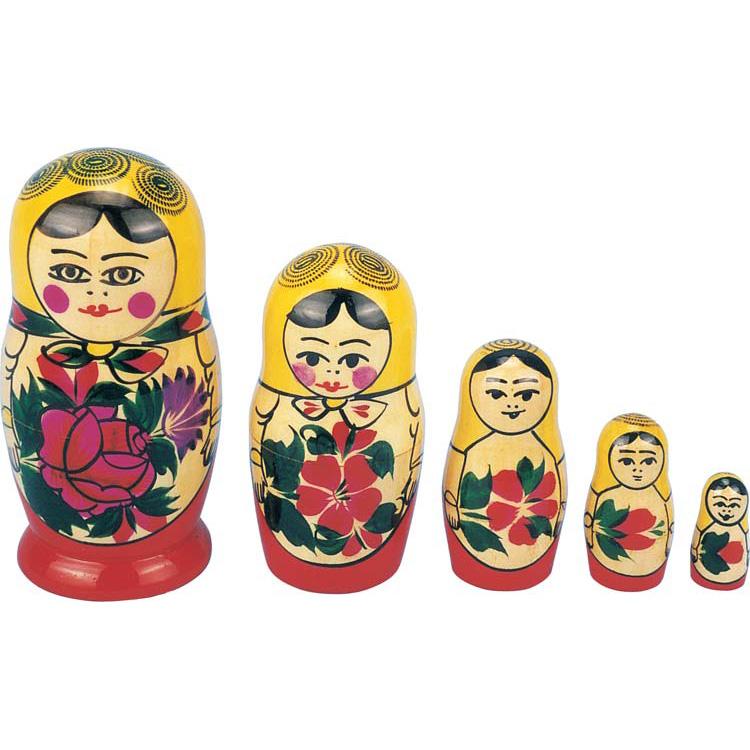 Jest to rosyjska zabawka, złożona z drewnianych, wydrążonych w środku lalek, włożonych jedna w drugą. Lalki są cylindryczne, u góry zaokrąglone, na ogół ręcznie malowane.