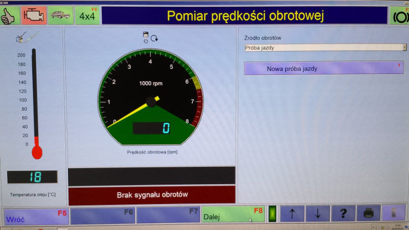 Klasa mocy 70BHP Korekcja mocy ISO (norma, według której zostanie przeliczana moc) Pozostałe parametry pozostawiono domyślnie. Przedostatni z ekranów, jaki naleŝy wybrać prezentuje się na rysunku nr.