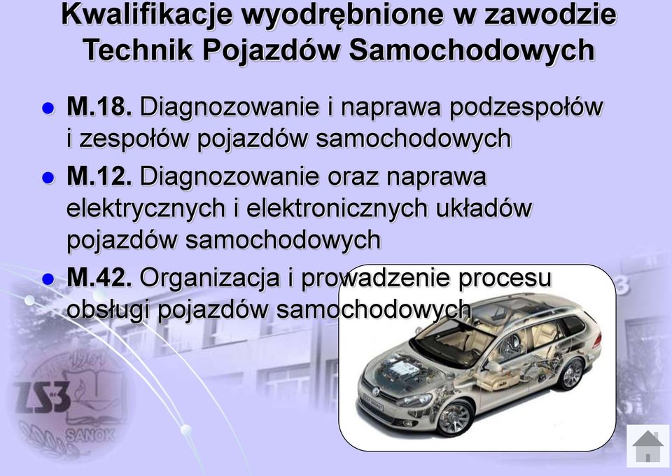 Diagnozowanie oraz naprawa elektrycznych i elektronicznych układów pojazdów