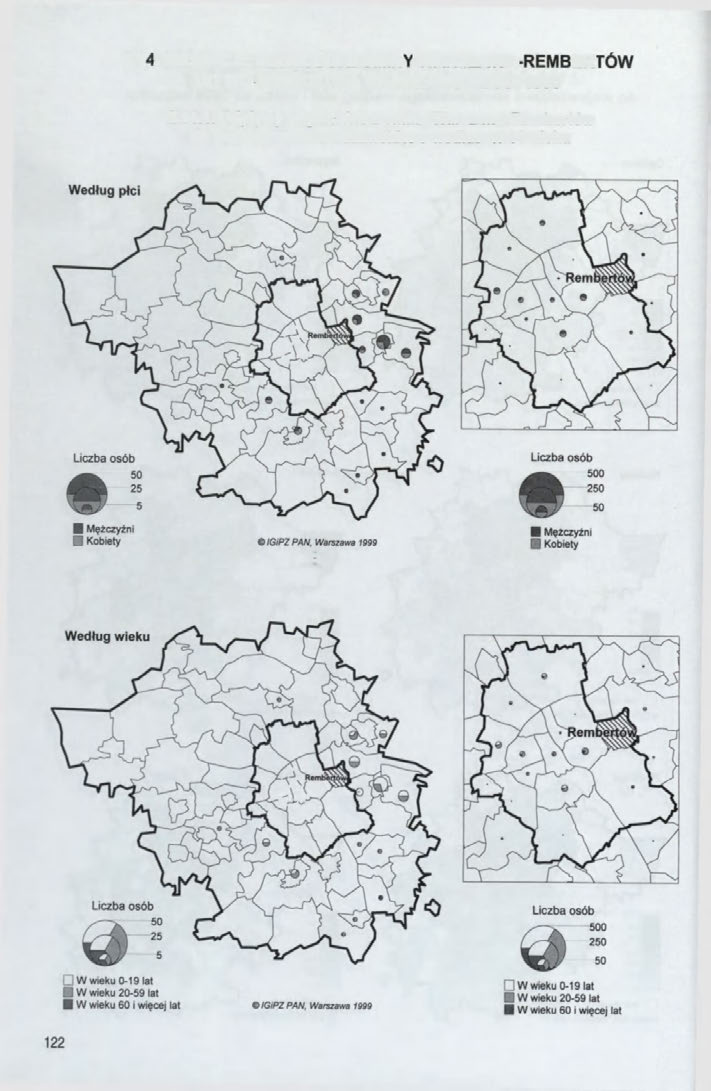 2.10. MIGRACJE LUDNOŚCI Z GMIN WARSZAWY POZA GMINĄ CENTRUM DO WOJEWÓDZTWA WARSZAWSKIEGO, 1995 2.