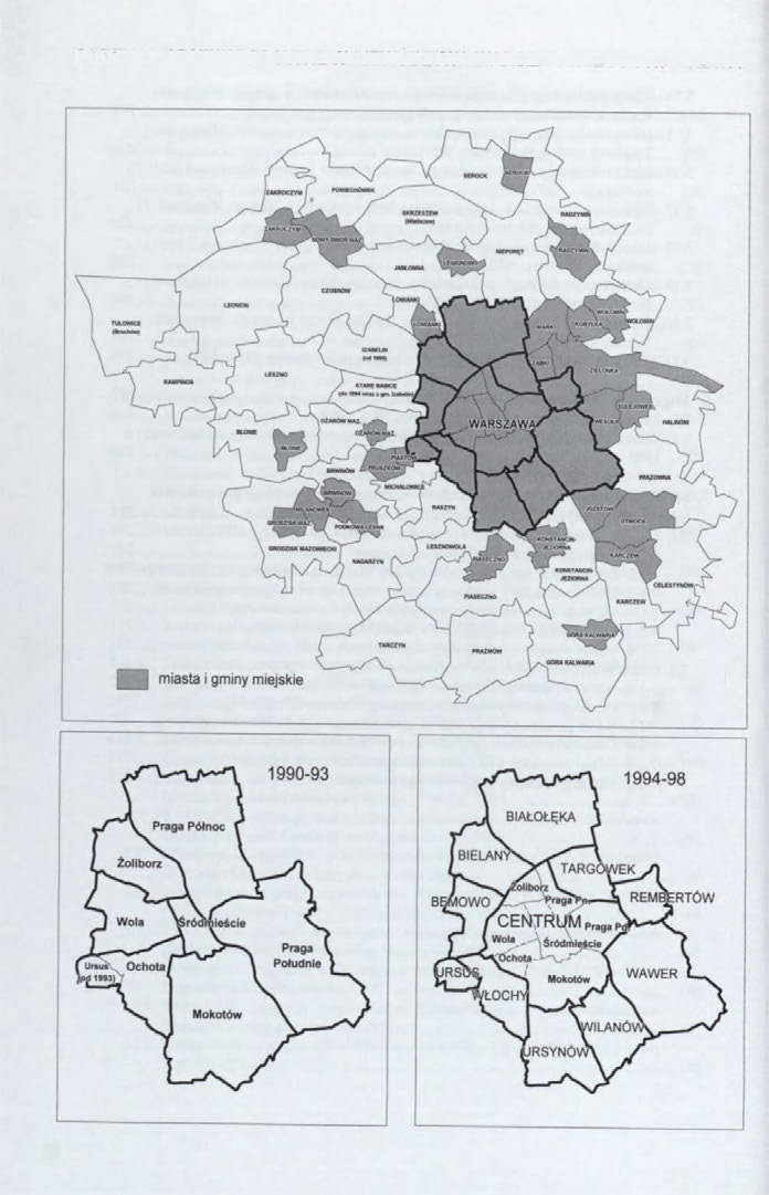 PODZIAŁY ADMINISTRACYJNE WOJEWÓDZTWA