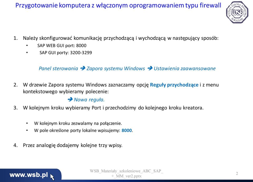 systemu Windows Ustawienia zaawansowane 2.