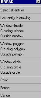 68 IntelliCAD. Ćwiczenia praktyczne Rysunek 3.52. Ikona reprezentująca funkcję Break Rysunek 3.53.