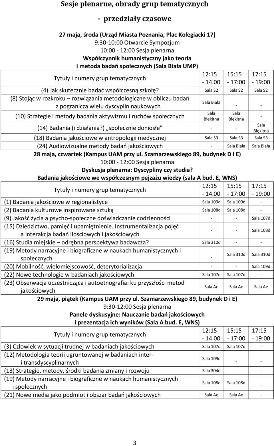 S2 S2 S2 (8) Stojąc w rozkroku rozwiązania metodologiczne w obliczu badań Biała z pogranicza wielu dyscyplin naukowych (10) Strategie i metody badania aktywizmu i ruchów społecznych Błękitna (14)