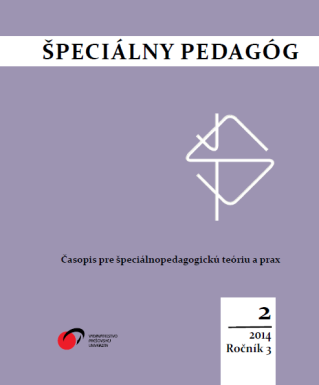 Názov časopisu: Špeciálna pedagogika http://ksp.pf.unipo.