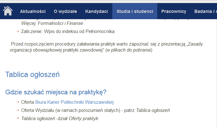 Przykłady firm na