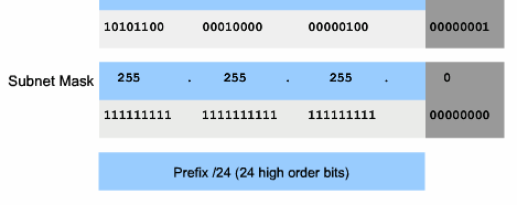 Determine the network portion of the host address and the role of the subnet mask Describe how