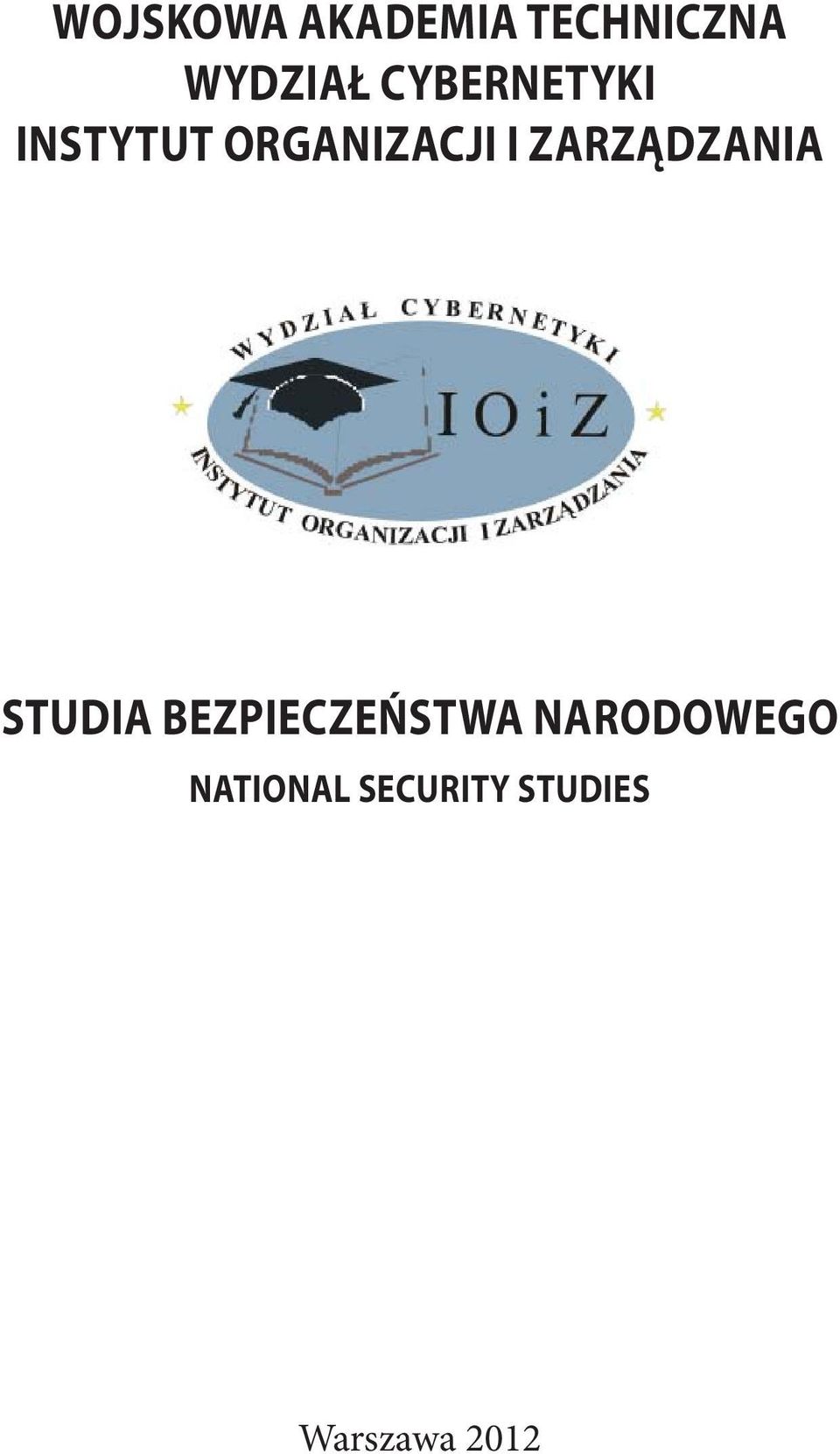 ZARZĄDZANIA STUDIA BEZPIECZEŃSTWA