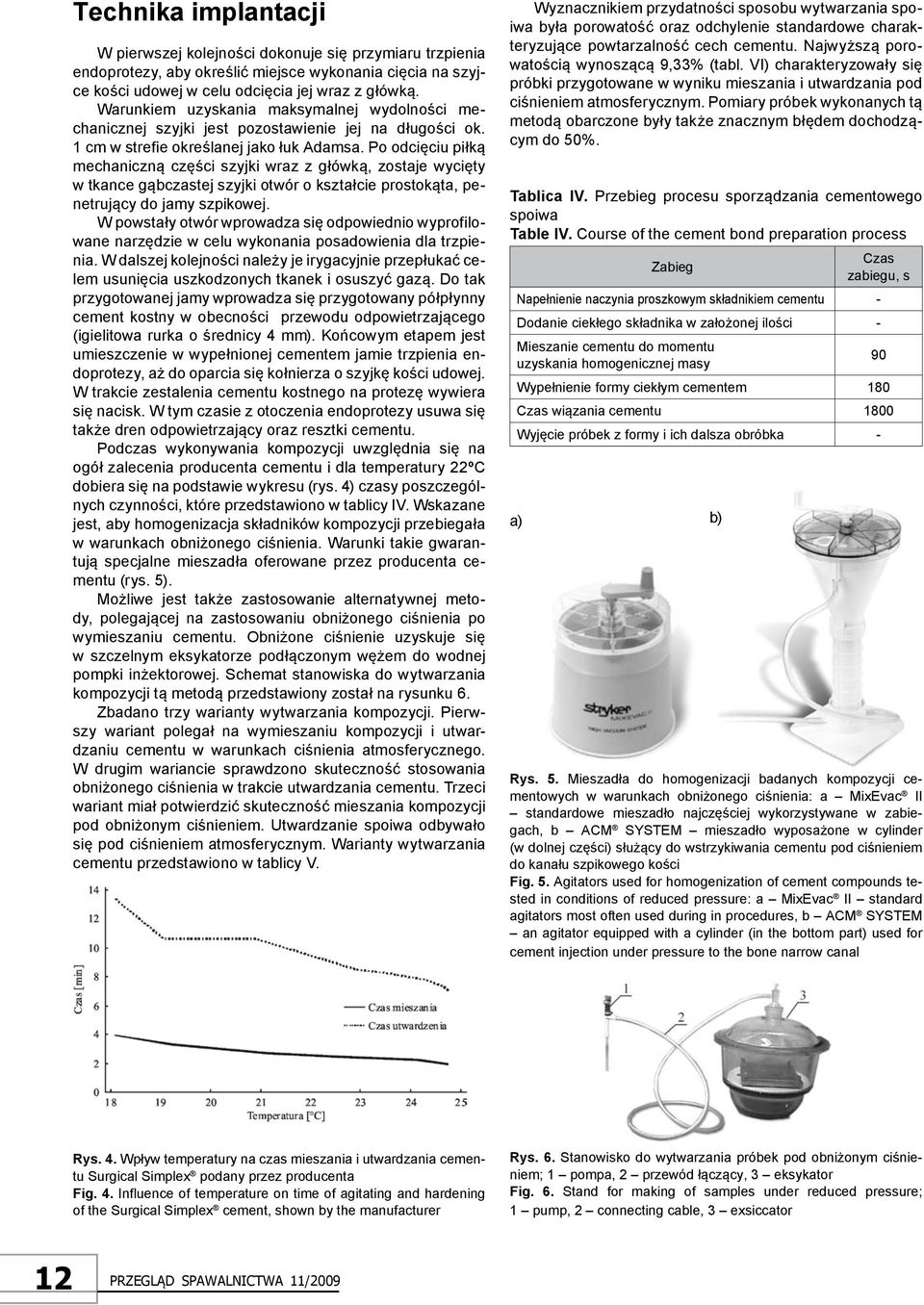 Po odcięciu piłką mechaniczną części szyjki wraz z główką, zostaje wycięty w tkance gąbczastej szyjki otwór o kształcie prostokąta, penetrujący do jamy szpikowej.