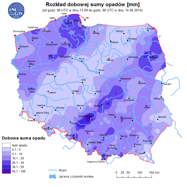 INFORMACJE HYDROLOGICZNO METEOROLOGICZNE źródło: IMGW PIB Stan wody na