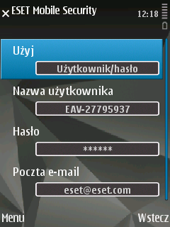 2. Aktywacj a produktu Główne okno programu ESET Mobile Security (Menu > Aplikacj e > ESET Mobile Security) jest punktem wyjściowym wszystkich instrukcji w niniejszym podręczniku. 2.