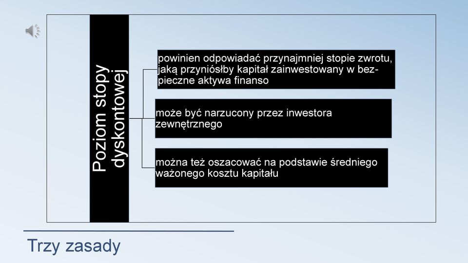 finanso może być narzucony przez inwestora zewnętrznego można też