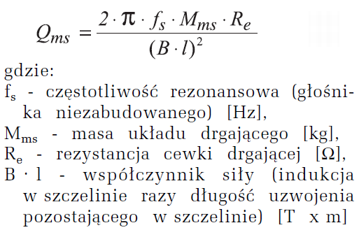 Parametry TS (T-S) głośnika to co w końcu