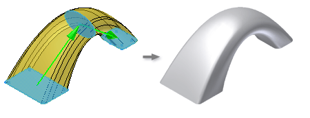 Techniki modelowania 3D Wyciągnięcie złożone wykorzystuje dwa lub więcej szkice 2D, aby utworzyć wyciągnięcie, które moduluje kształt z