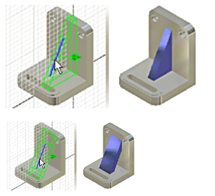 Techniki modelowania 3D Żebra i półki Tworzy żebra (cienkościenne