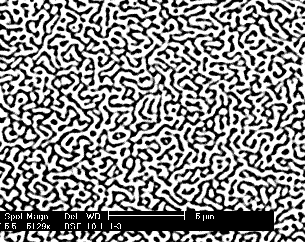 Elektrony wstecznie rozproszone BSE (BackScatter Electrons) EUTEKTYKA - mieszanina dwu i