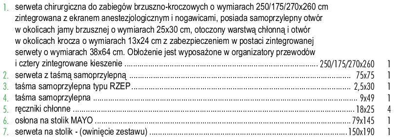 Dotyczy Pakietu nr 5 57. Pozycja 2 Czy Zamawiający dopuści serwetę chirurgiczną 70x90cm, z otworem, dwuwarstwową? 58.