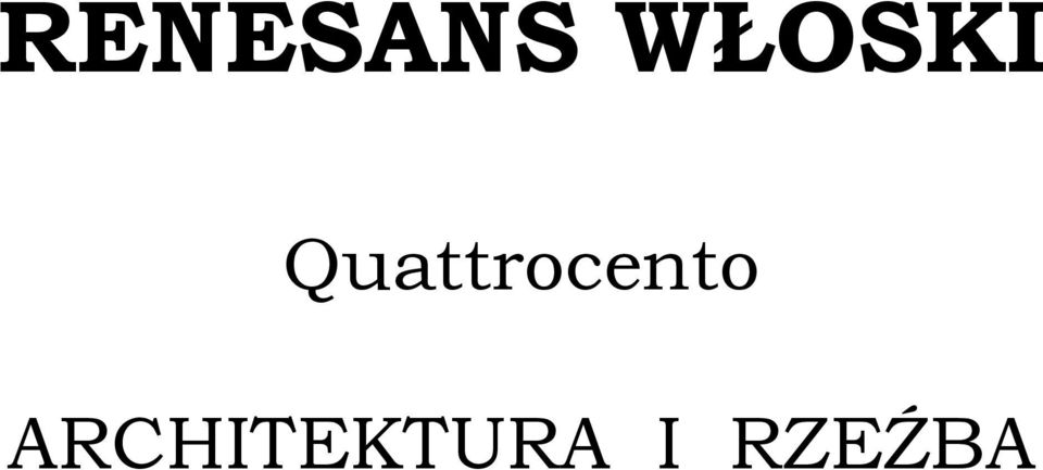 Quattrocento