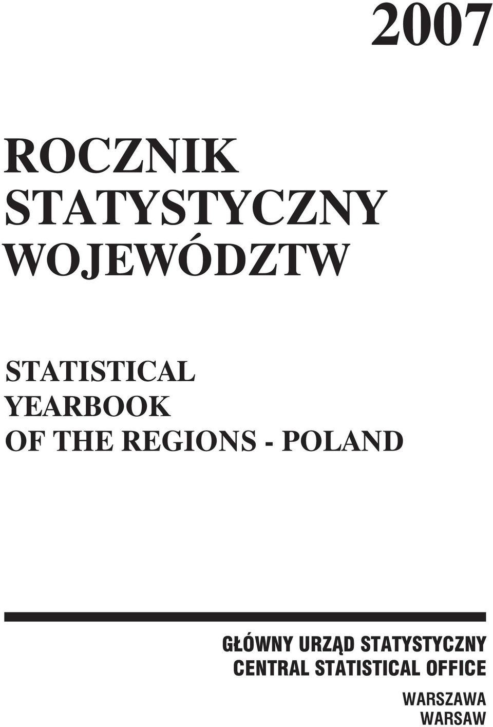 POLAND GŁÓWNY URZĄD STATYSTYCZNY