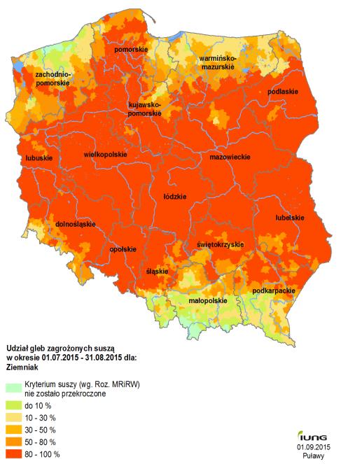 Liczba oraz % gmin