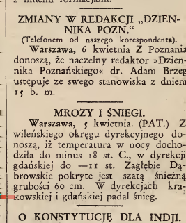 1997 w Warszawie. Źródło: Ogimet.