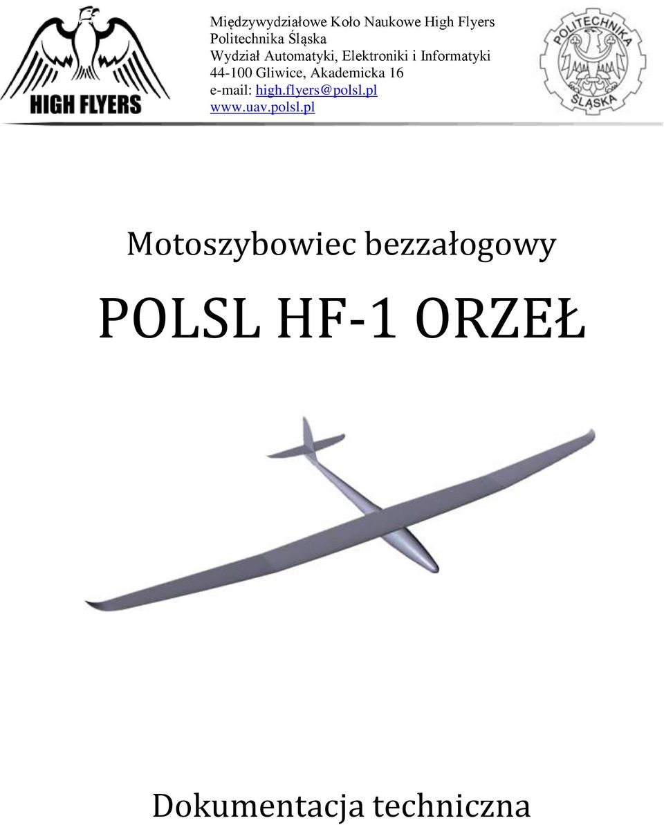 Akademicka 16 e-mail: high.flyers@polsl.