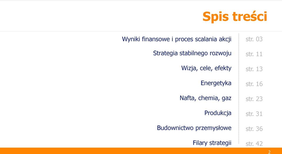 Nafta, chemia, gaz Produkcja Budownictwo przemysłowe Filary