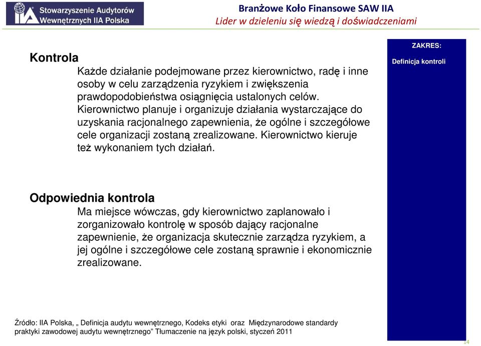 Kierownictwo kieruje teŝ wykonaniem tych działań.