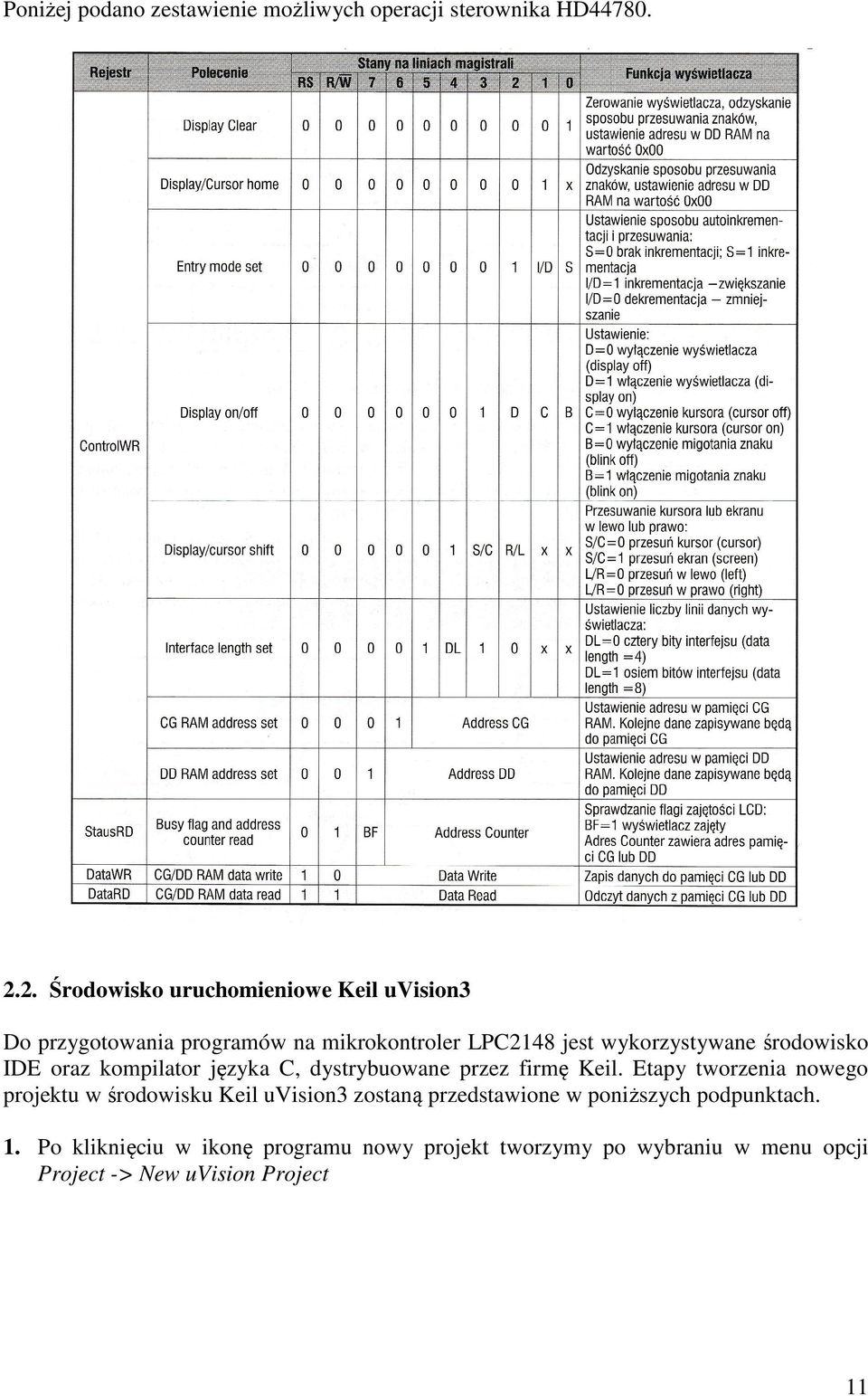 środowisko IDE oraz kompilator języka C, dystrybuowane przez firmę Keil.