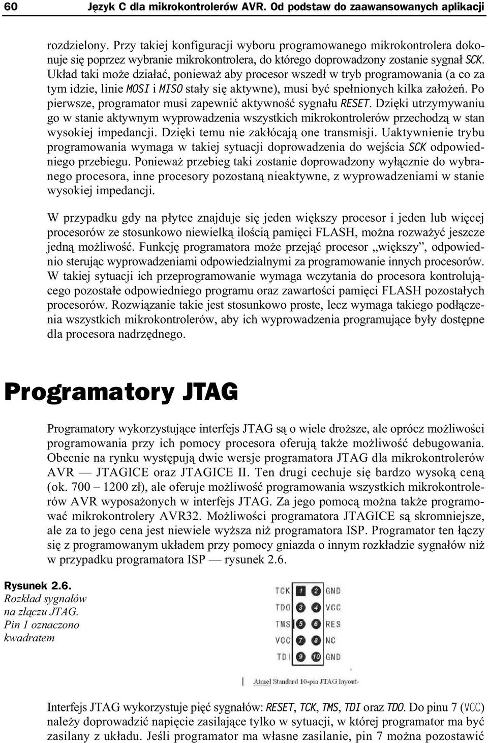 Uk ad taki mo e dzia a, poniewa aby procesor wszed w tryb programowania (a co za tym idzie, linie MOSI i MISO sta y si aktywne), musi by spe nionych kilka za o e.