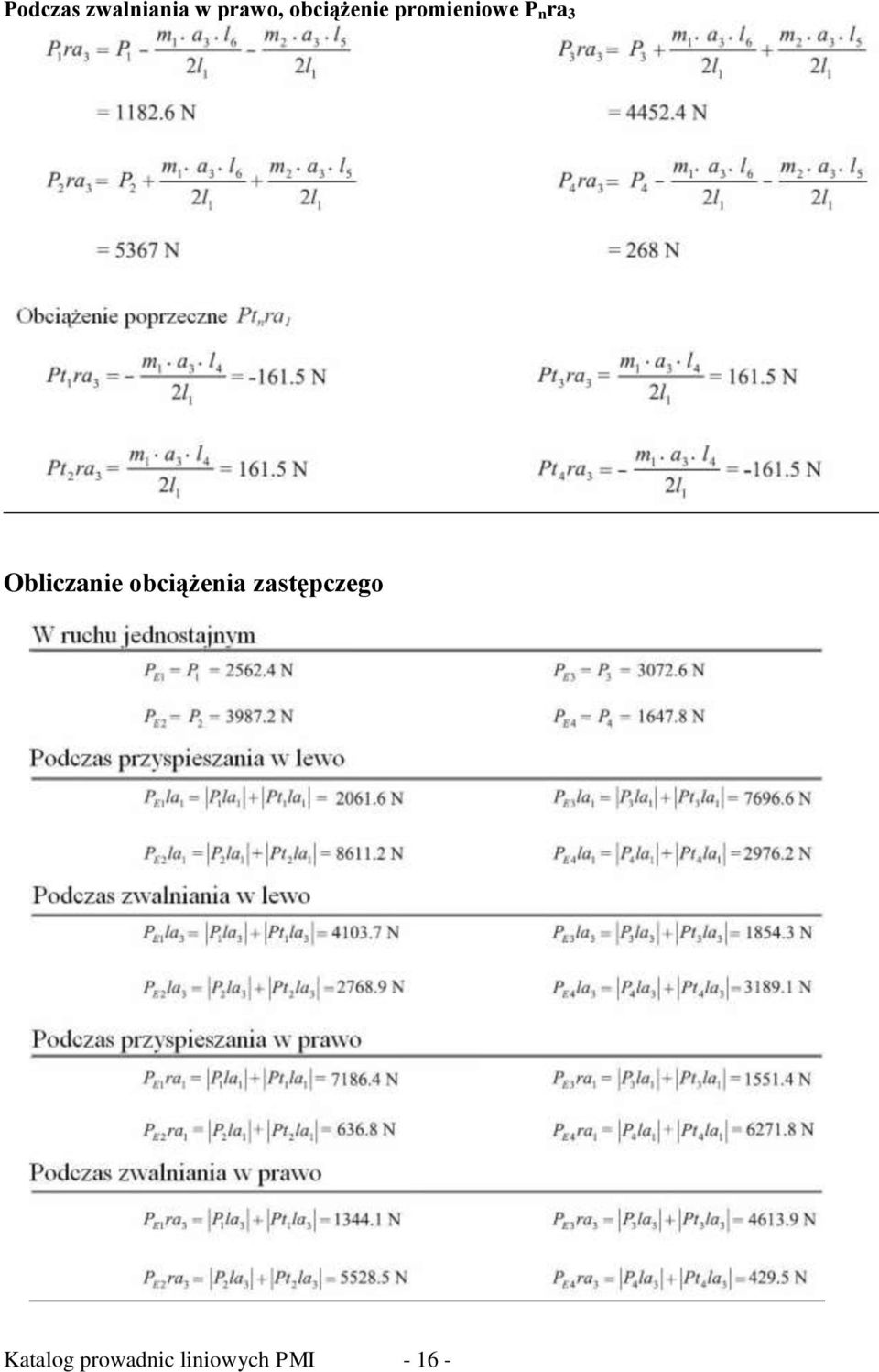 Obliczanie obciążenia