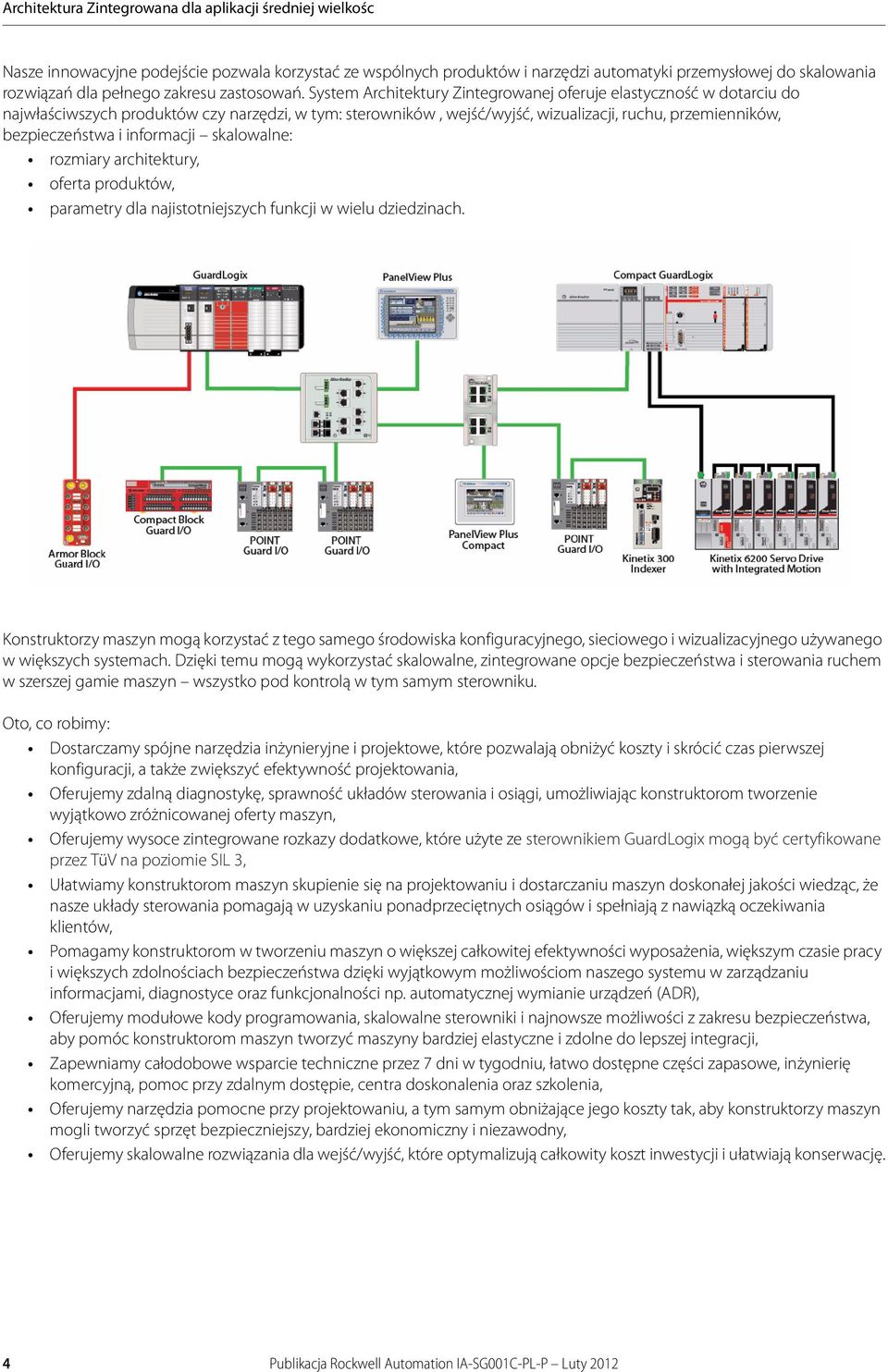 System Architektury Zintegrowanej oferuje elastyczność w dotarciu do najwłaściwszych produktów czy narzędzi, w tym: sterowników, wejść/wyjść, wizualizacji, ruchu, przemienników, bezpieczeństwa i