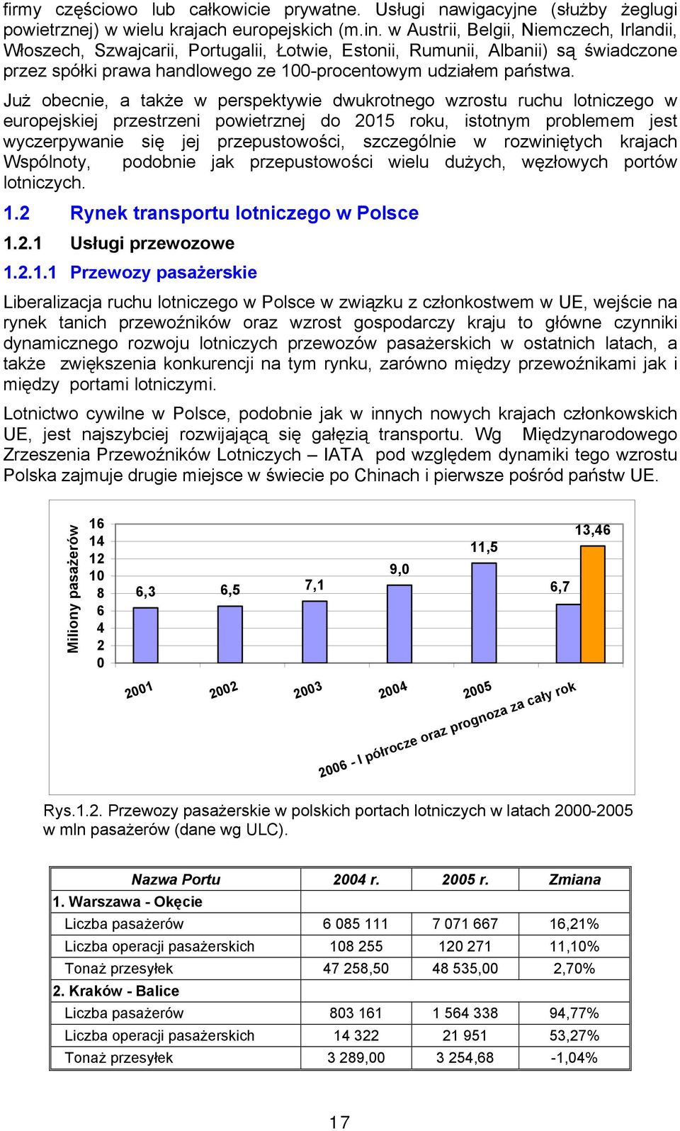 Już obecnie, a także w perspektywie dwukrotnego wzrostu ruchu lotniczego w europejskiej przestrzeni powietrznej do 2015 roku, istotnym problemem jest wyczerpywanie się jej przepustowości, szczególnie