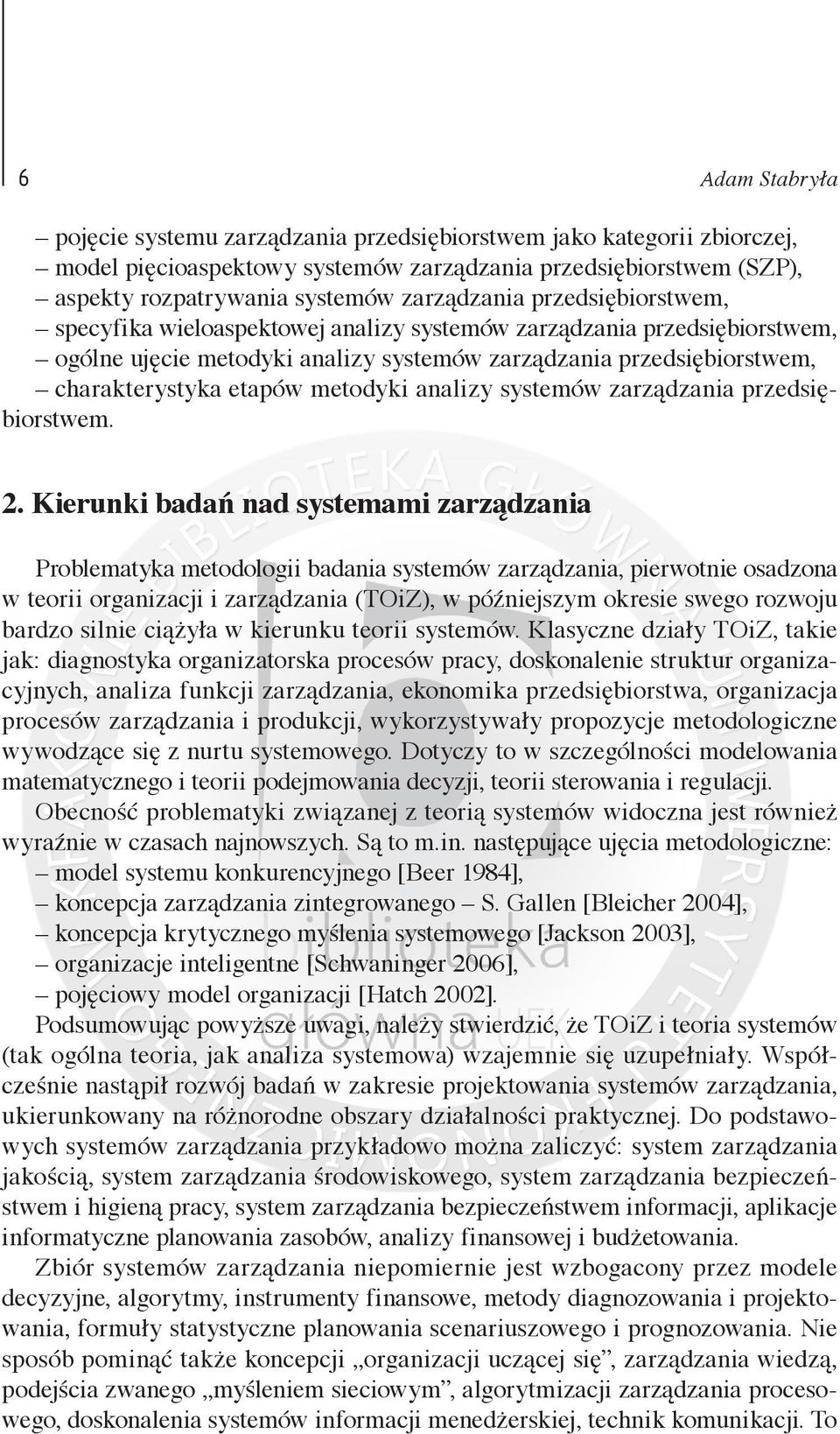 analizy systemów zarządzania przedsiębiorstwem. 2.