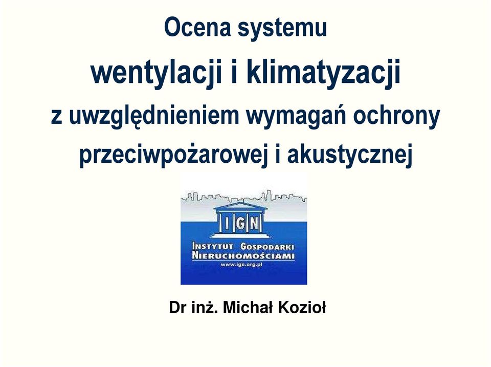 wymagań ochrony