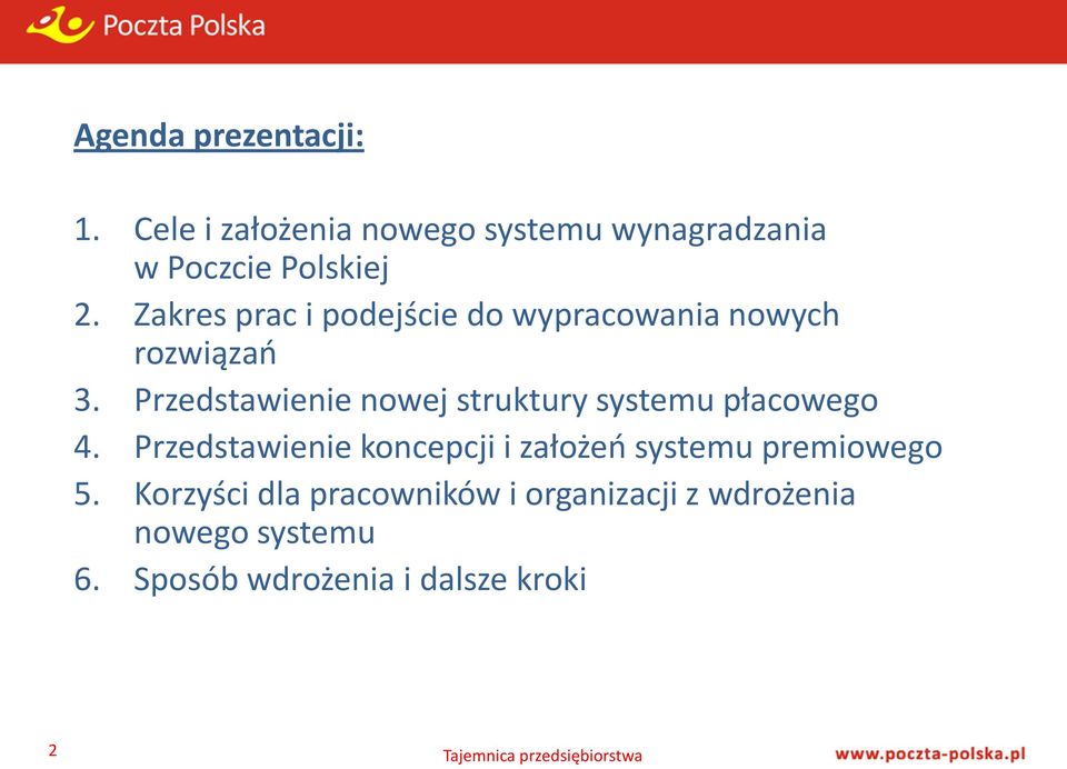 Przedstawienie nowej struktury systemu płacowego 4.