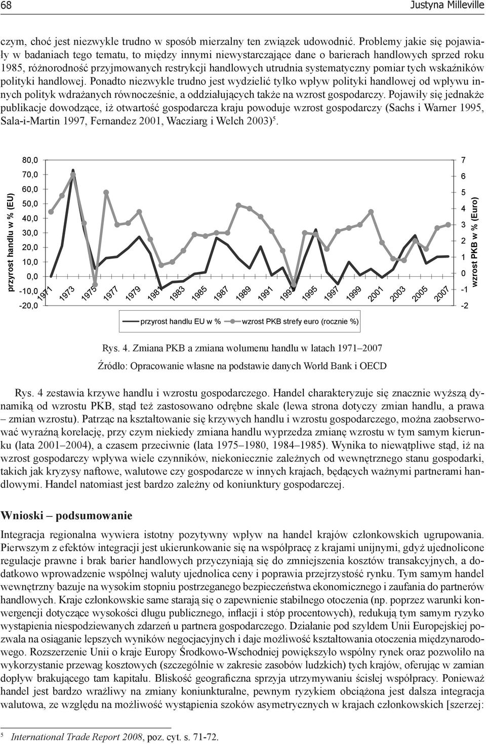 systematyczny pomiar tych wskaźników Wykres3 polityki handlowej.