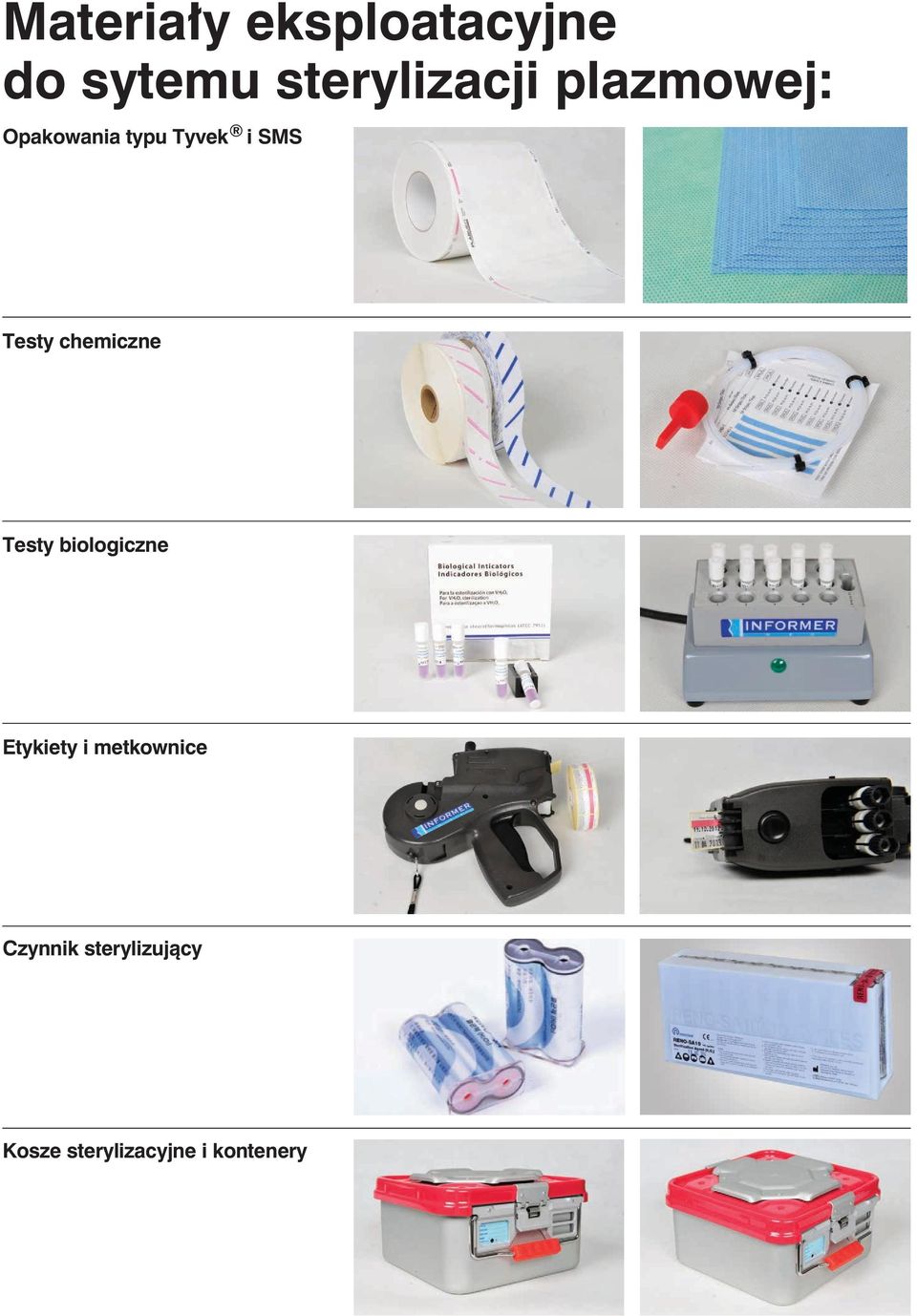 chemiczne Testy biologiczne Etykiety i metkownice