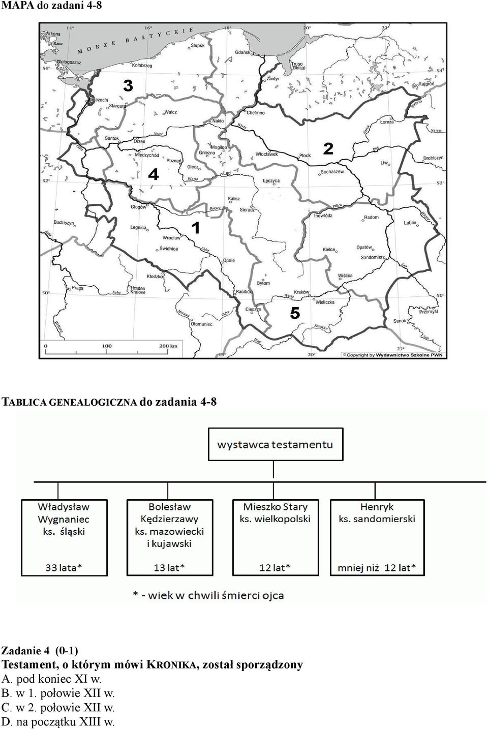 został sporządzony A. pod koniec XI w. B. w 1.