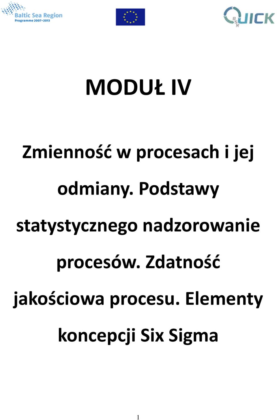 Podstawy statystycznego nadzorowanie