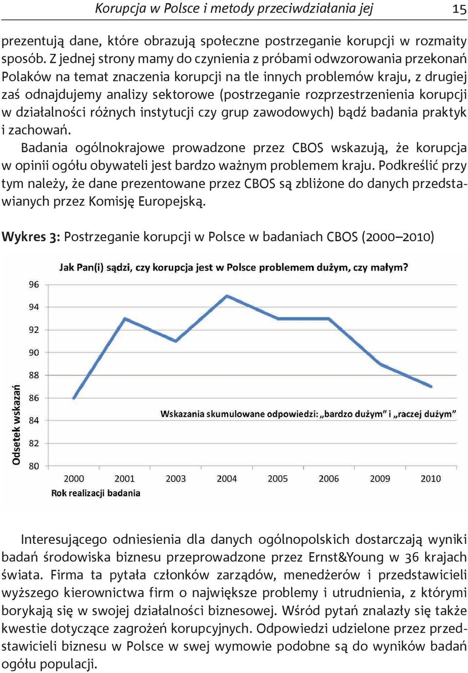 rozprzestrzenienia korupcji w działalności różnych instytucji czy grup zawodowych) bądź badania praktyk i zachowań.