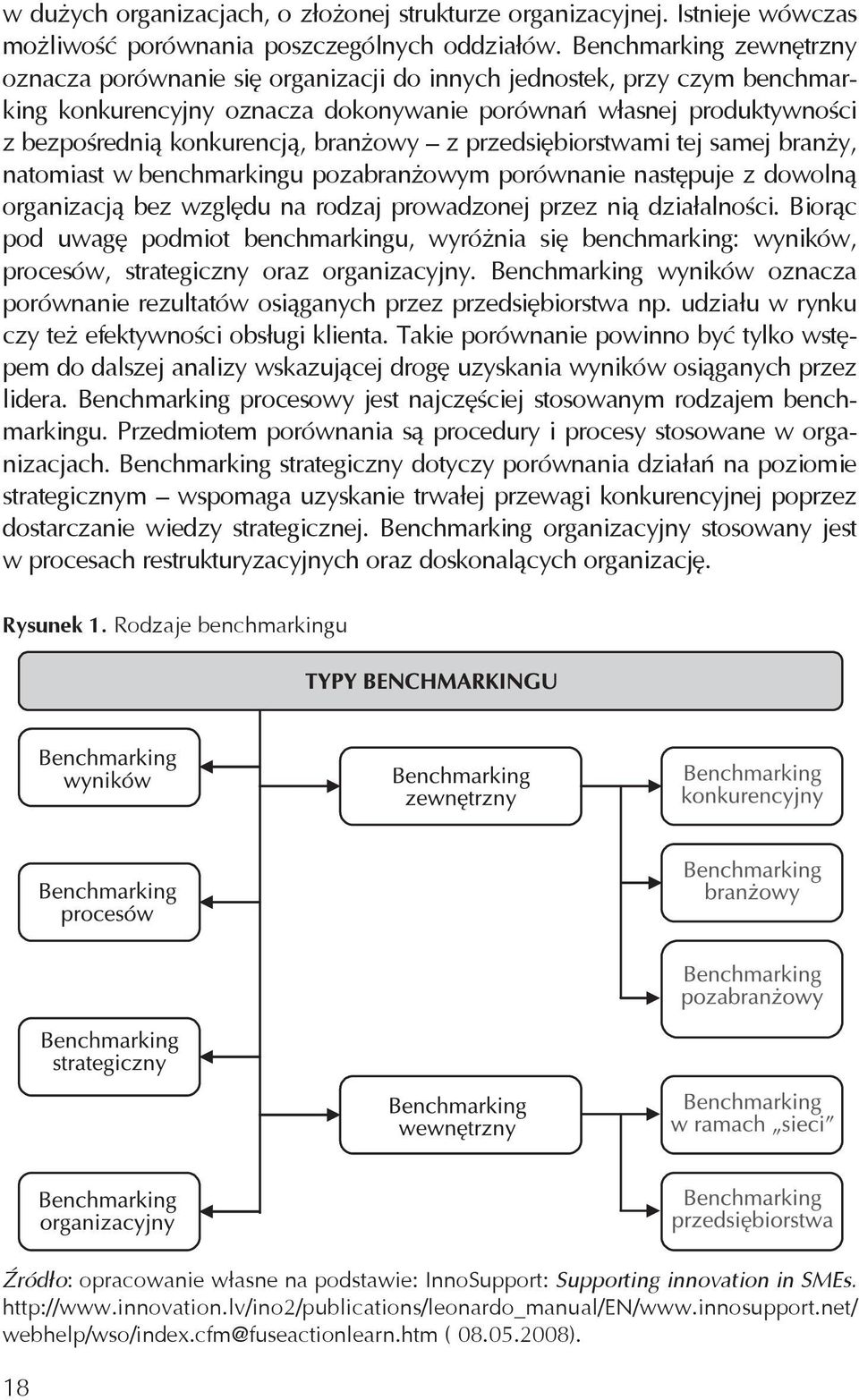 branżowy z przedsiębiorstwami tej samej branży, natomiast w benchmarkingu pozabranżowym porównanie następuje z dowolną organizacją bez względu na rodzaj prowadzonej przez nią działalności.