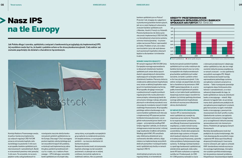 To oczywiste, że na europejskim rynku usług bankowych to rozwiązanie znacznie obniża konkurencyjność polskich spółdzielców na tle Europy. Dlaczego?