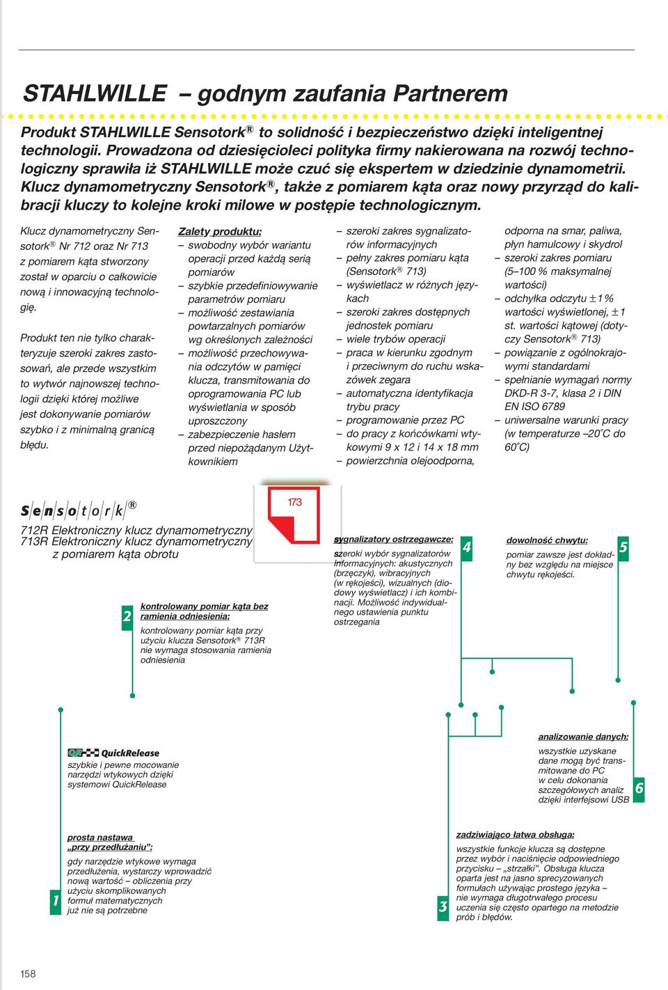 Klucz dynamometryczny Sensotork, także z pomiarem kąta oraz nowy przyrząd do kalibracji kluczy to kolejne kroki milowe w postępie technologicznym.